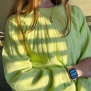 Modern Ribbed Sweater XS